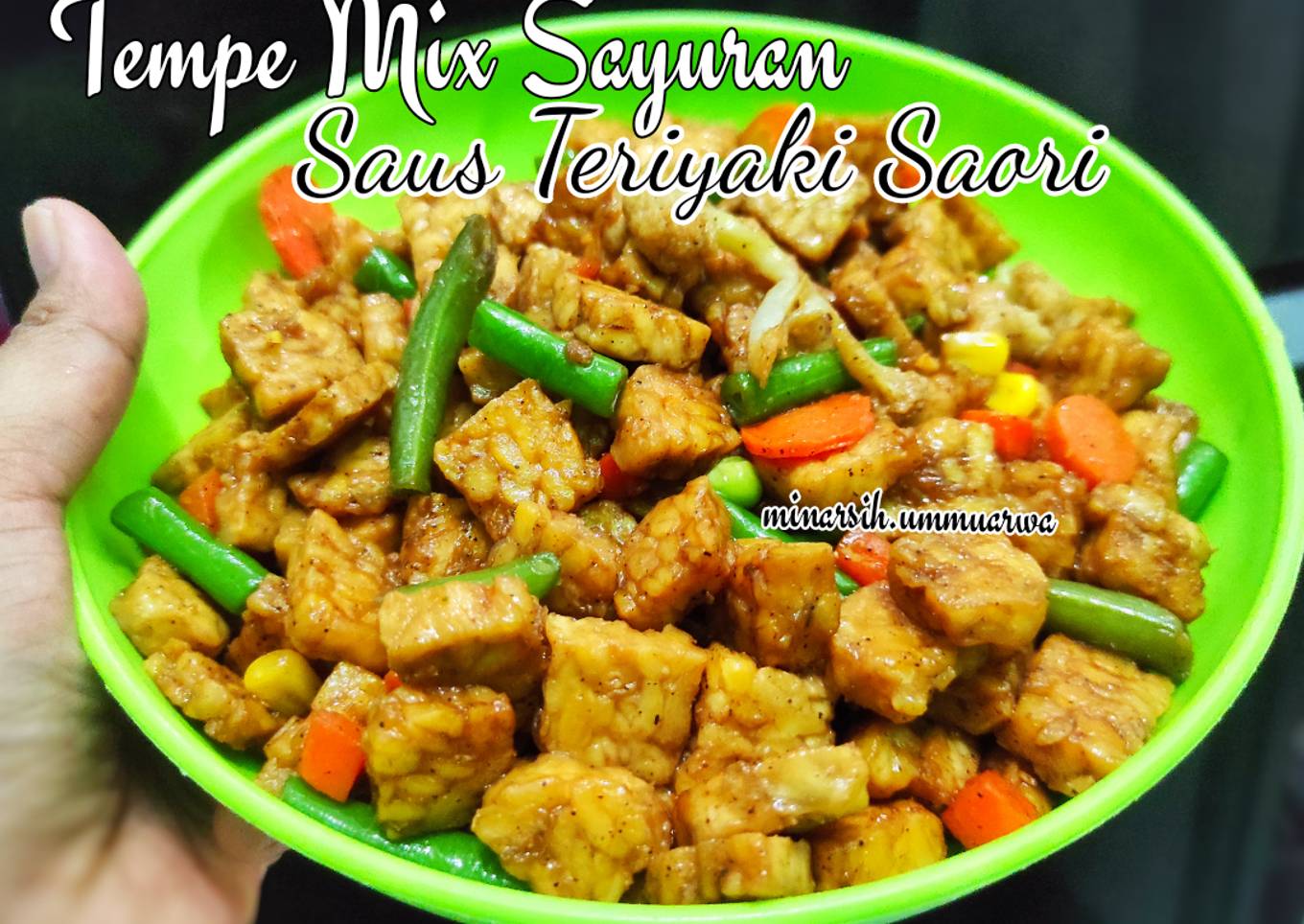 Tempe Mix Sayuran Saus Teriyaki Saori