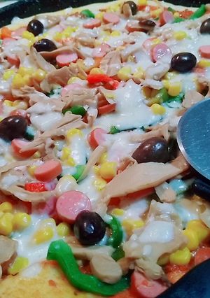صورة لوصفة 🍕 بيتزا ❤