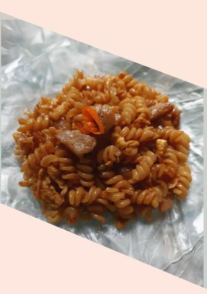 Foto resep Tumis makaroni bakso