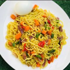 A picture of Vegetable stir fried noodles.