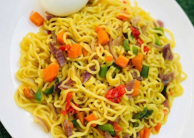 How to Make Homemade Vegetable stir fried noodles