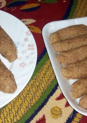 صورة لوصفة كفته مشويه بالبرغل
