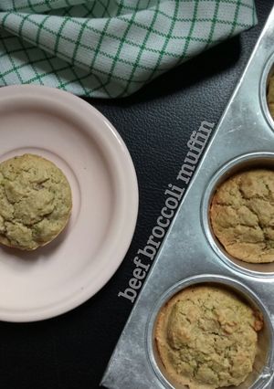Foto resep Beef broccoli muffin