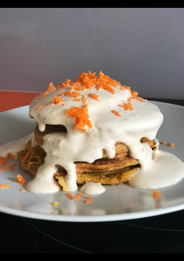Una foto de Tortitas de zanahoria