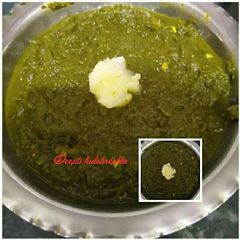 Sarso ka saag A picture of Sarso ka saag.