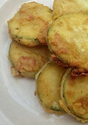 Foto resep Tempura Zucchini (Timun/Terung Jepang Goreng Tepung)