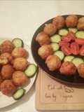 Bulete de cașcaval, feta și șuncă