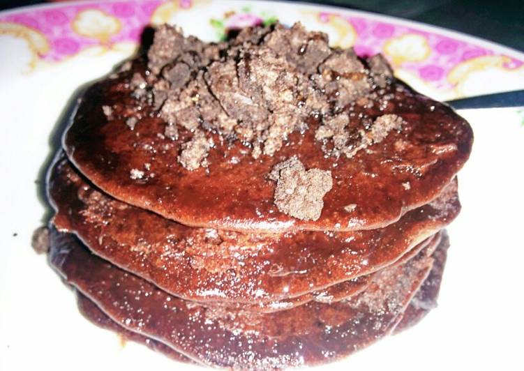 Resep Pancake Pondan CokLat Oreo yang Menggugah Selera