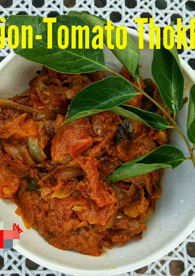 வெங்காயம் தக்காளி தொக்கு(type2) செய்முறை முக்கிய புகைப்படம்
