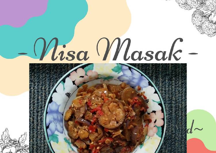 Resep: Tumis Terong Balado w/rebon Istimewa