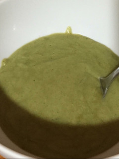 Una foto de Puré de merluza y verduras