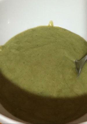 Una foto de Puré de merluza y verduras