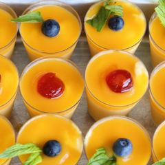 A picture of Eggless Mango Mousse.