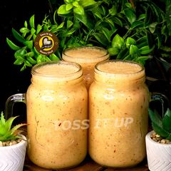 A picture of Fruits And Gond katira Drink.