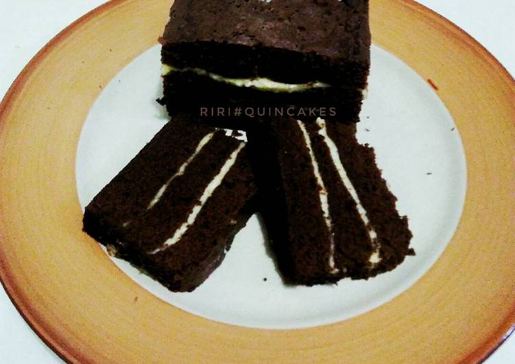 Resep BOLU KUKUS COKLAT lapis Krim Keju yang Enak