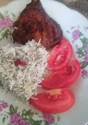 عکسی از دستور شوید پلو با ماهی