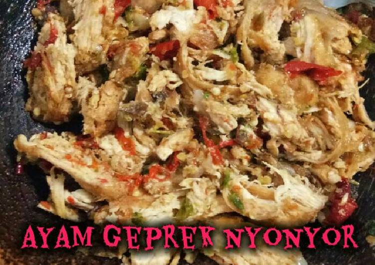 Resep Ayam Geprek Nyonyor Yang Lezat