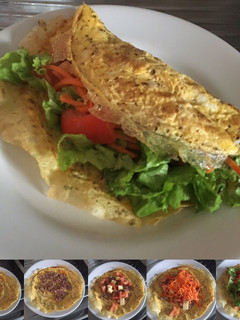 Una foto de Omelette relleno 🌮