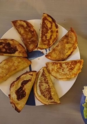 Une photo de Crêpes salées aux champignons