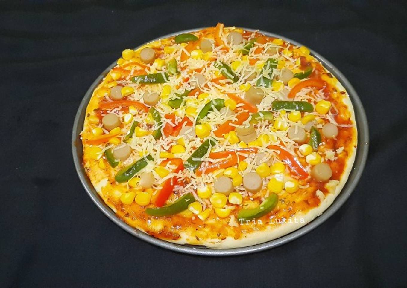 Pizza Ekonomis (Bahan sederhana)
