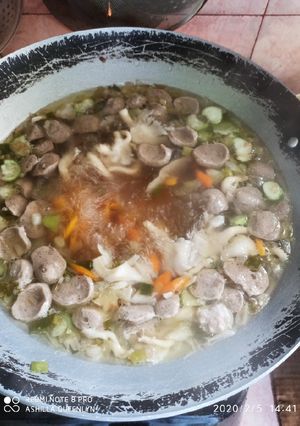 Foto resep Soup jamur/soup oyong/ soup baso/sup jamur/sup oyong/sup baso