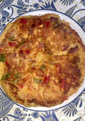 Foto resep Pizza Mie smoked beef