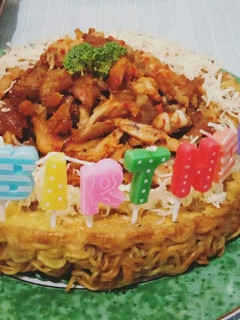 Foto resep Cake Mie Ayam Balado