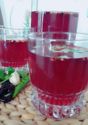 A picture of Goan sol kadhi.