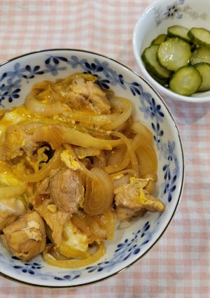 超簡單親子丼！※可搭配氣炸鍋煮加快上菜速度※ 的食譜成品照片