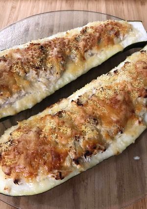 Une photo de Courgette farcie thon / ricotta
