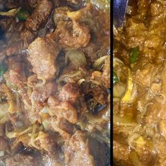 Mutton jhal piaji A picture of Mutton jhal piaji.