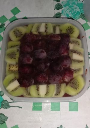 Foto resep Puding buah coklat