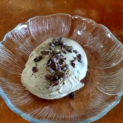 A picture of Espresso ice cream - no churn.