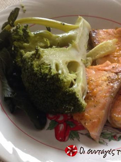 A picture of Salmon marinated in citrus juice and honey.