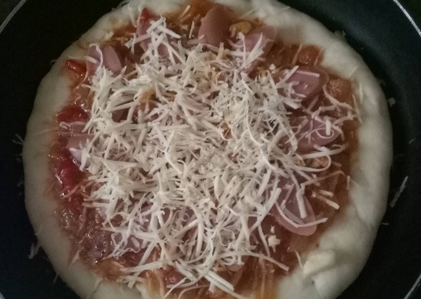 Pizza teflon saus pedas