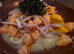 Foto de Ceviche de salmão com manga
