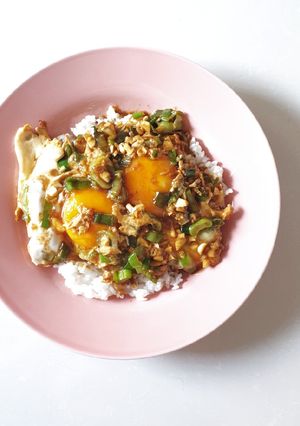 Foto resep Nasi Telur Kecap Asin