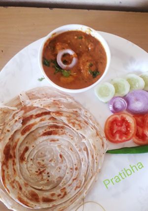 A picture of Restaurant Style Dum Aallo.