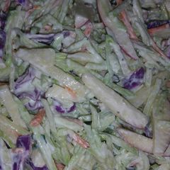 A picture of Broccoli Slaw with Lemon Dressing.