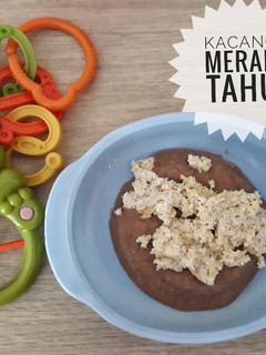 Foto resep Mpasi Kacang Merah + Tahu