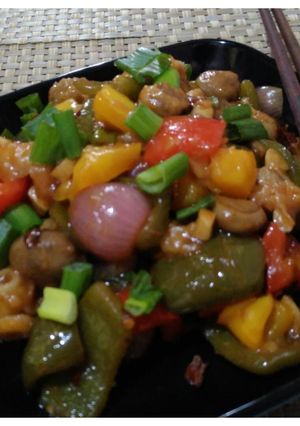 A picture of Chilli Mushroom.