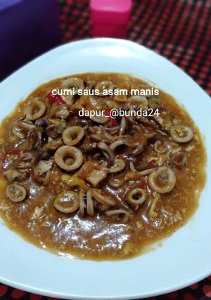 Foto resep Cumi saus asam manis