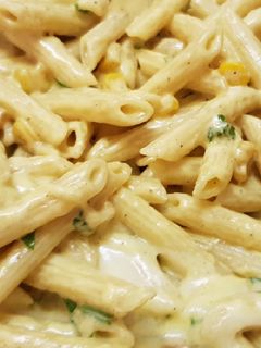 صورة لوصفة باستا بالكريمة سهلة ولذيذة 🍲