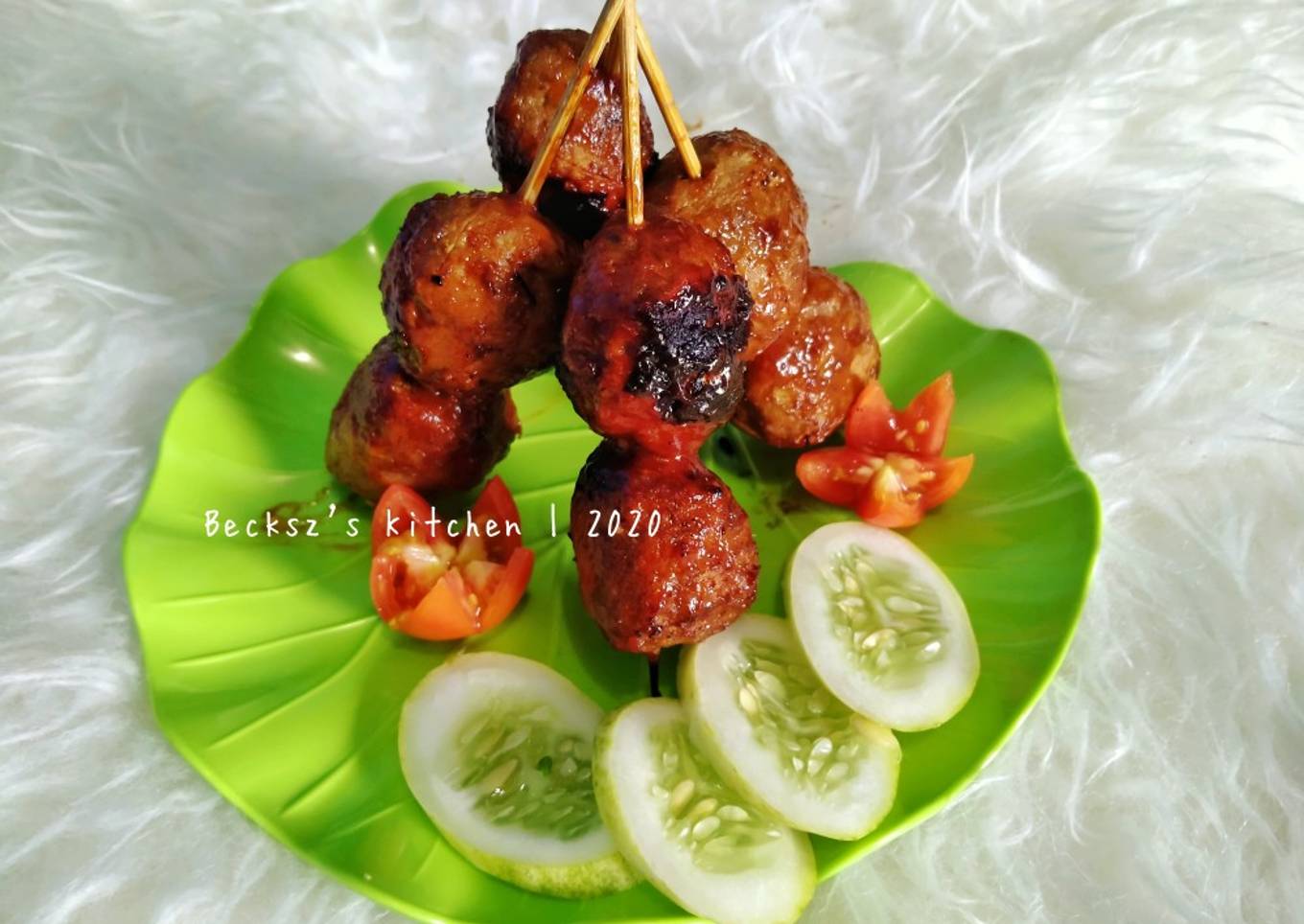 243. Bakso Tuna Bakar Saos BBQ