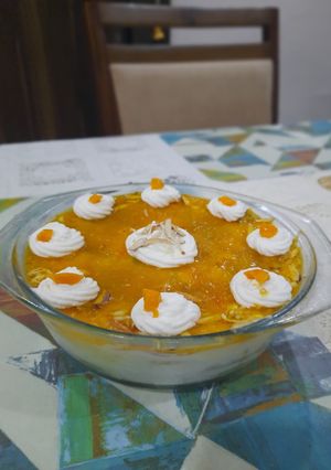 A picture of Mango pudding.