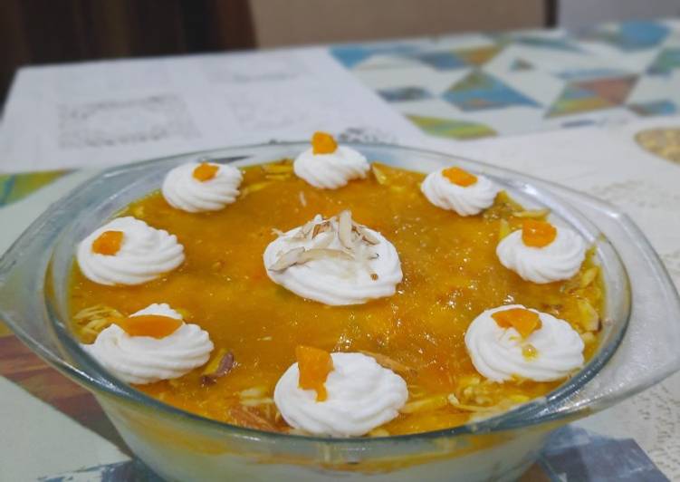 Mango pudding