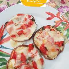 Foto di Pizzetta di melanzana