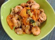 Gambar tumis udang paprika
