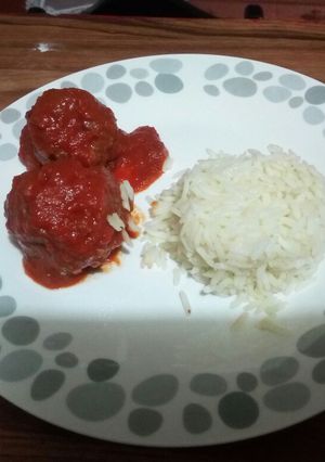 Una foto de Albóndigas picositas