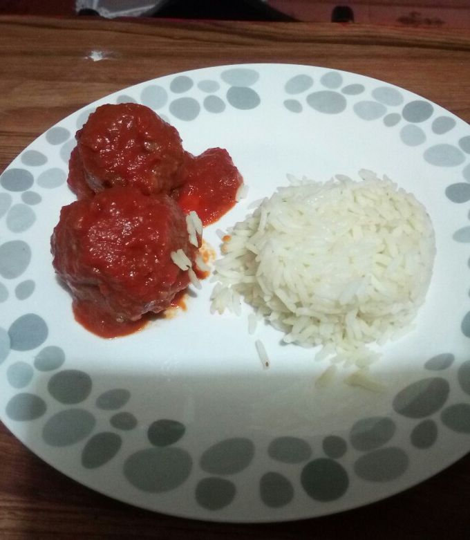 Una foto de Albóndigas picositas